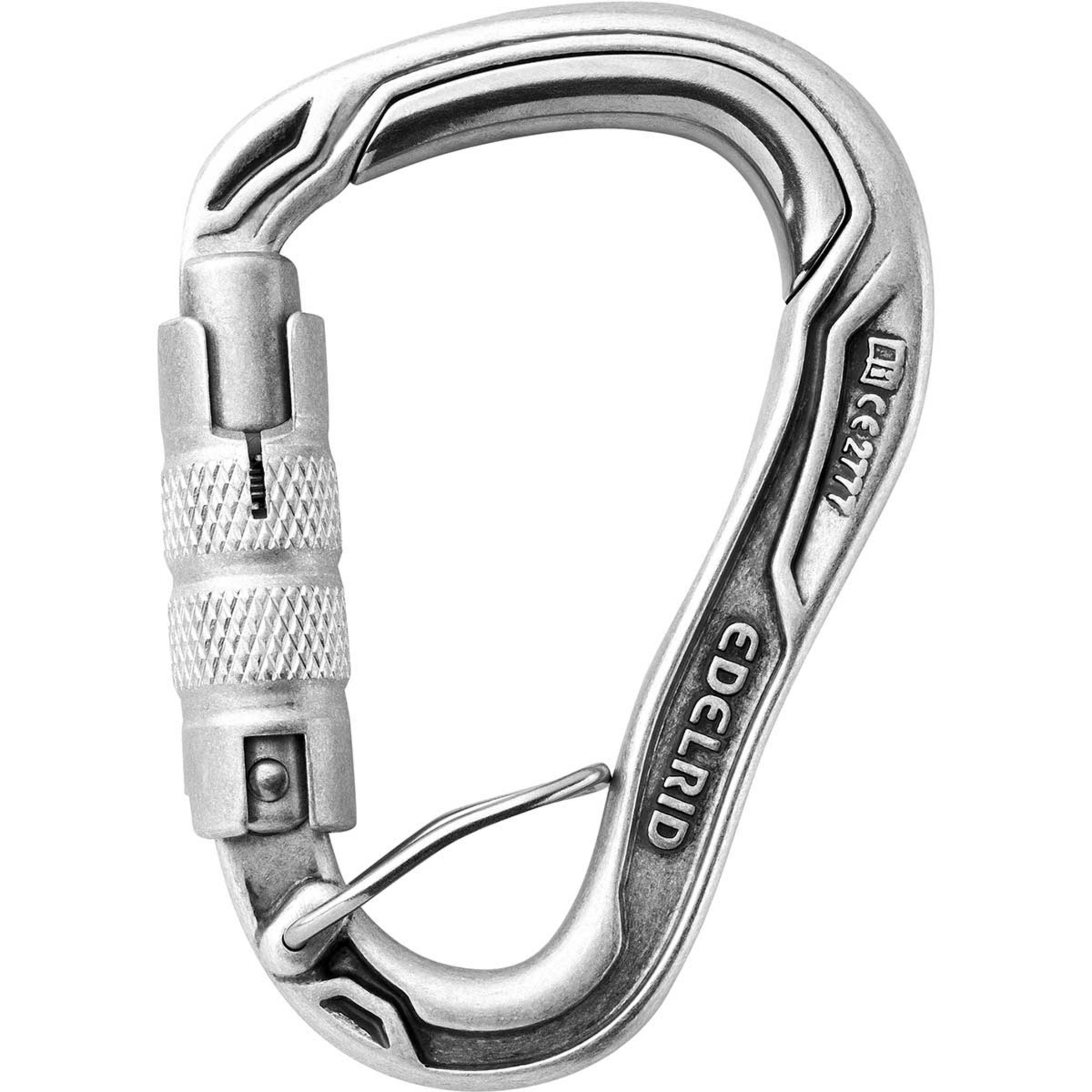 Edelrid HMS Bulletproof Triple FGKarabiner Karabiner silber Alpinklettern | Sportklettern