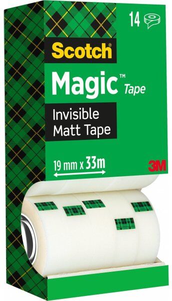 Scotch Magic Tape 810   19mm   33m   14 Ruller