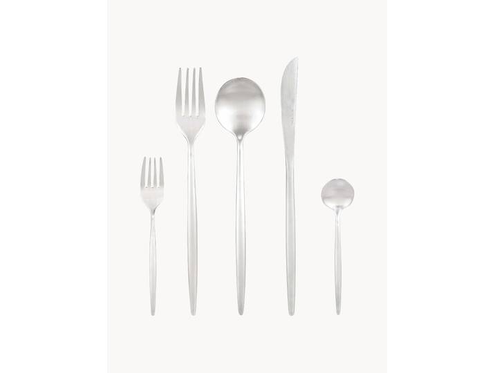 Ménagère brossée mate Shimmer, tailles variées