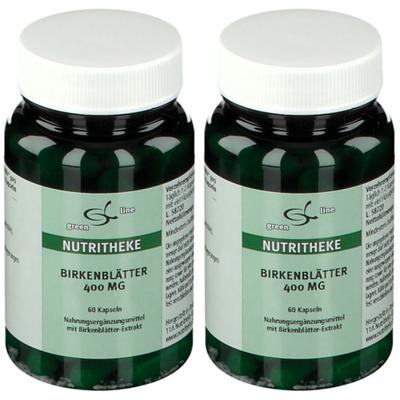Birkenblätter 400 mg Kapseln 2x 2x60 St