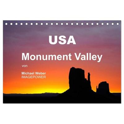 USA - Monument Valley (Tischkalender 2026 DIN A5 quer), CALVENDO Monatskalender