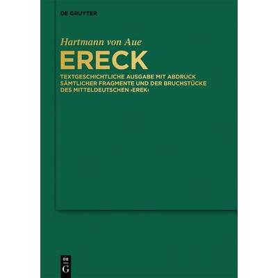 Ereck, Gebundene Ausgabe von Hartmann Aue, De Gruyter, 978-3-05-006385-0