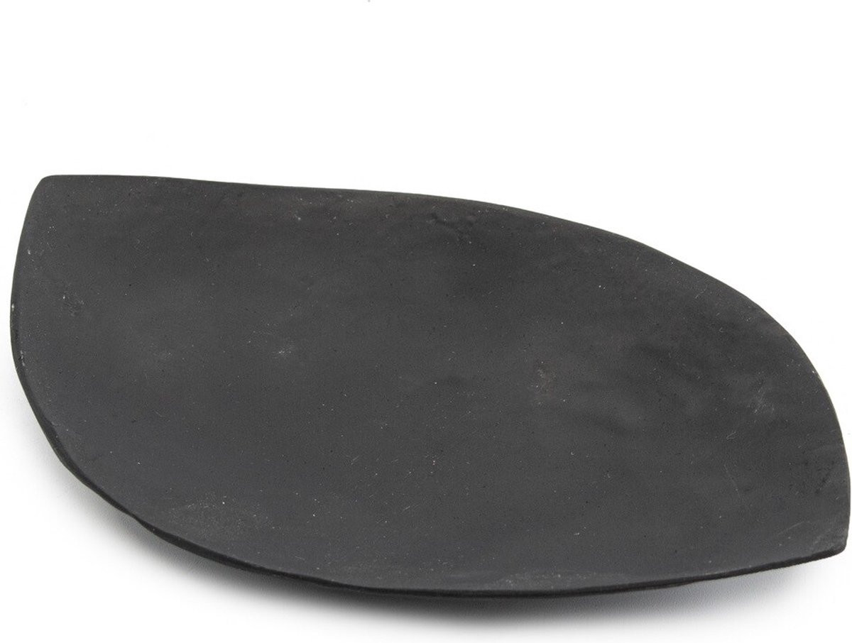 HomeBound by KY Ovaal schelpschaaltje - Zwart - Decoratieve schaal