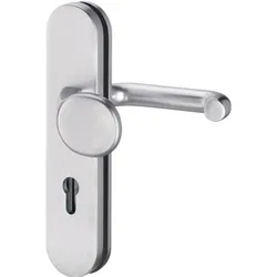 EDI, Türgriff + Türgarnitur, Schutzgarnitur Logo 8753/0272 Aluminium F1 72 mm 35-45 mm (Türgarnitur)