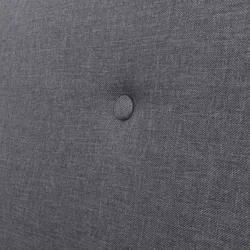 vidaXL 3-Sitzer Sofa Stoff Dunkelgrau