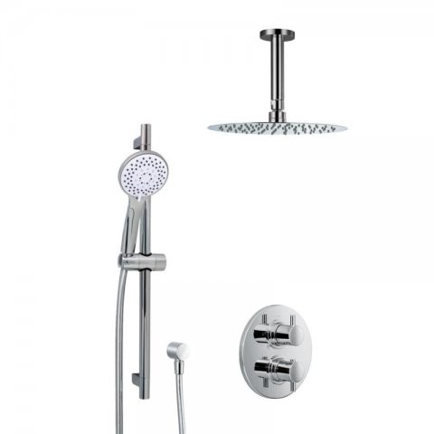 HSK Duschkabinenbau KG HSK Shower Set 1.05 Rund, 1002105-2-3 1002105-2-3