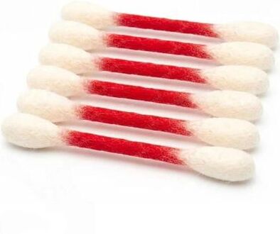 Uplift Picks Giant Cotton Swab Catnip Kicker Toy For Kittens Chewing Teething Exercise And Indoor Play red 6 Pcs