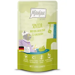 MjAMjAM – Senior 125g MjAMjAM Katze 12x125g Senior DUO Ente und Kaninchen