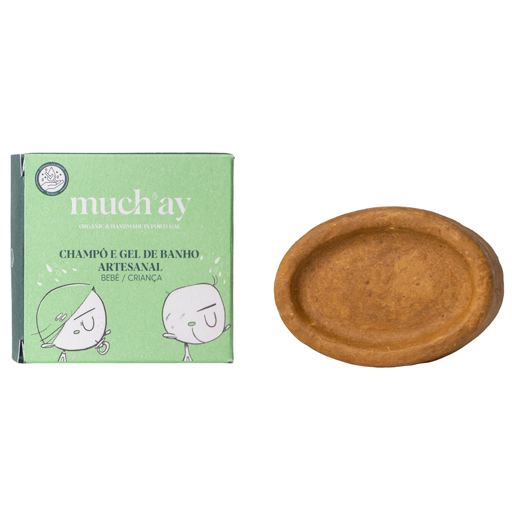 Much'ay Champú y Gel de Baño Bebé / Niño 100% Natural 55g