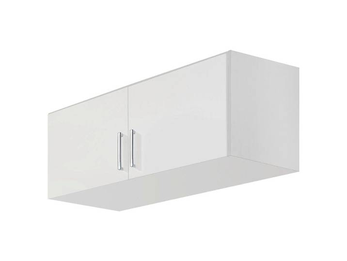 Carryhome Aufsatzschrank, Weiss, Weiss Hochglanz, Holzwerkstoff, 91x39x54 cm, Blauer Engel, BQ - Bündnis für Qualität, Schlafzimmer, Kleiderschränke, Schrankzubehör, Aufsatzschränke