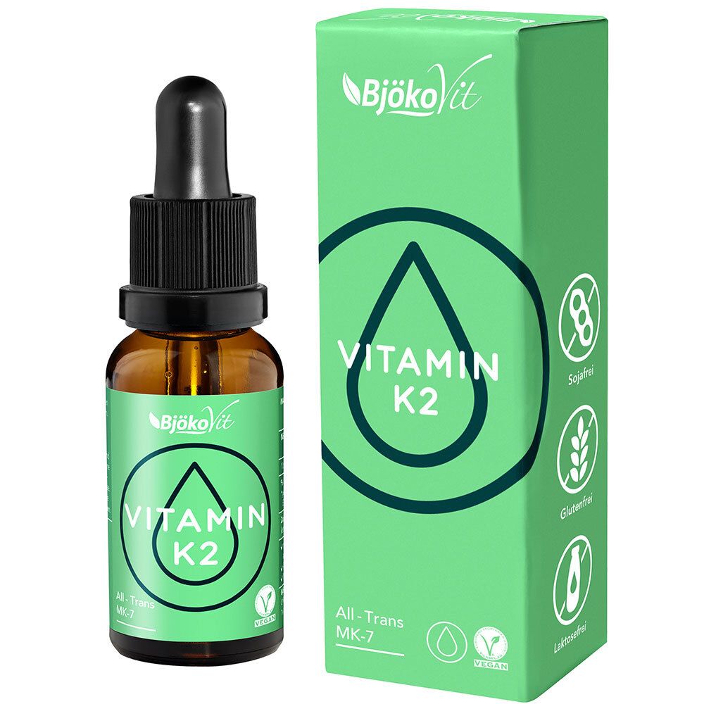 Vitamin K2 MK7 all-trans 100 µg vegan Tropfen 20 ml