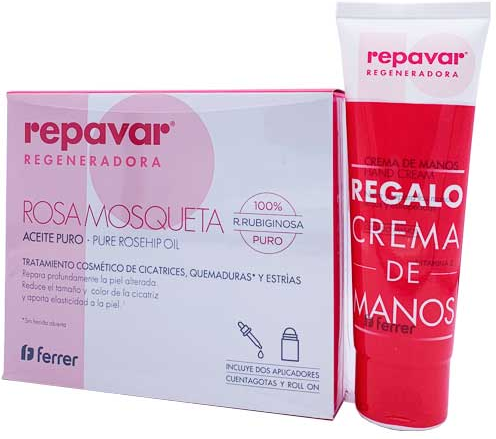 Repavar Healing Oil 15 ml + Hand Cream 1 Unit