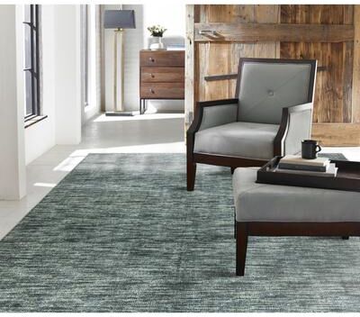 KALATY Ocean Waves Handmade Area Rug