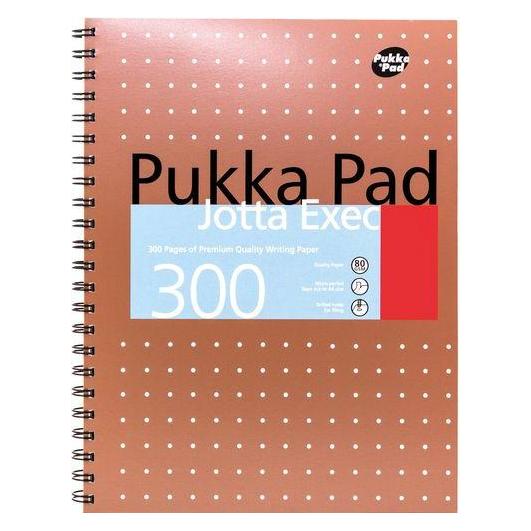 Pukka Fun Pukka Pad Notizbuch Jotta Executive A4 liniert (A4, Liniert) (7019-MET)