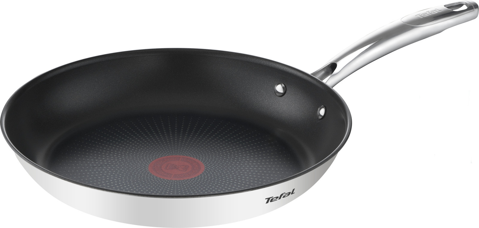 Tefal Duetto+ G7320434 Allround pan, Rood/Zwart, Roestvrij staal en Titanium