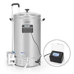 Brauheld Pro Maischekessel 3300W 45L 30-100°C Umwälzpumpe Edelstahl 45 Liter