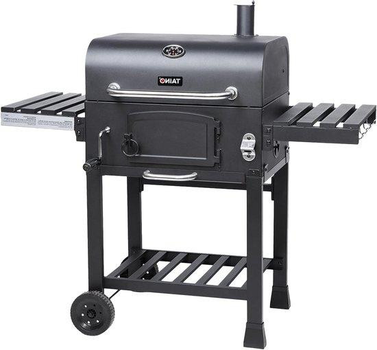 TAINO XL BBQ Smoker Grill Houtskoolgrill met verstelbaar rooster voor buiten