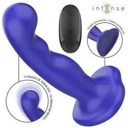 Intense, Vibrator, Shorty Vibrator Mit Saugnã„Pfen Blau Fernbedienung