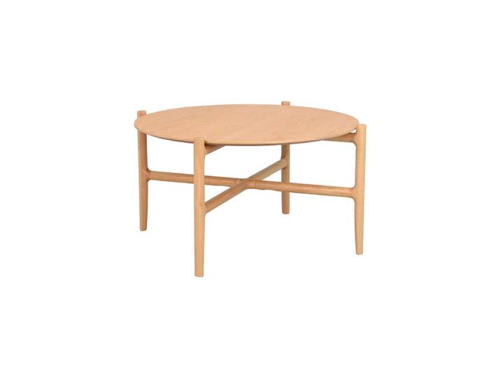 Runder Design Couchtisch „Holton“ Ø 87 cm - Eiche Natur Eiche Natural Rowico
