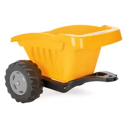 Pilsan Anhänger für Kindertraktor 07317 Active, bis 35 kg belastbar, ab 3 Jahren gelb