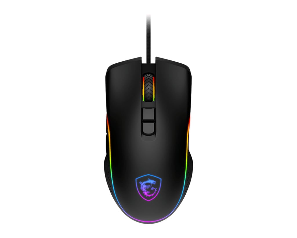 MSI FORGE GM300 Schwarz Gaming-Maus, kabelgebunden, USB-A, 7200 DPI S12-0402300-HH9