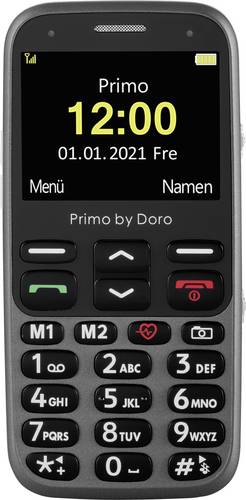 Primo by DORO 368 Senioren-Handy SOS Taste Graphite