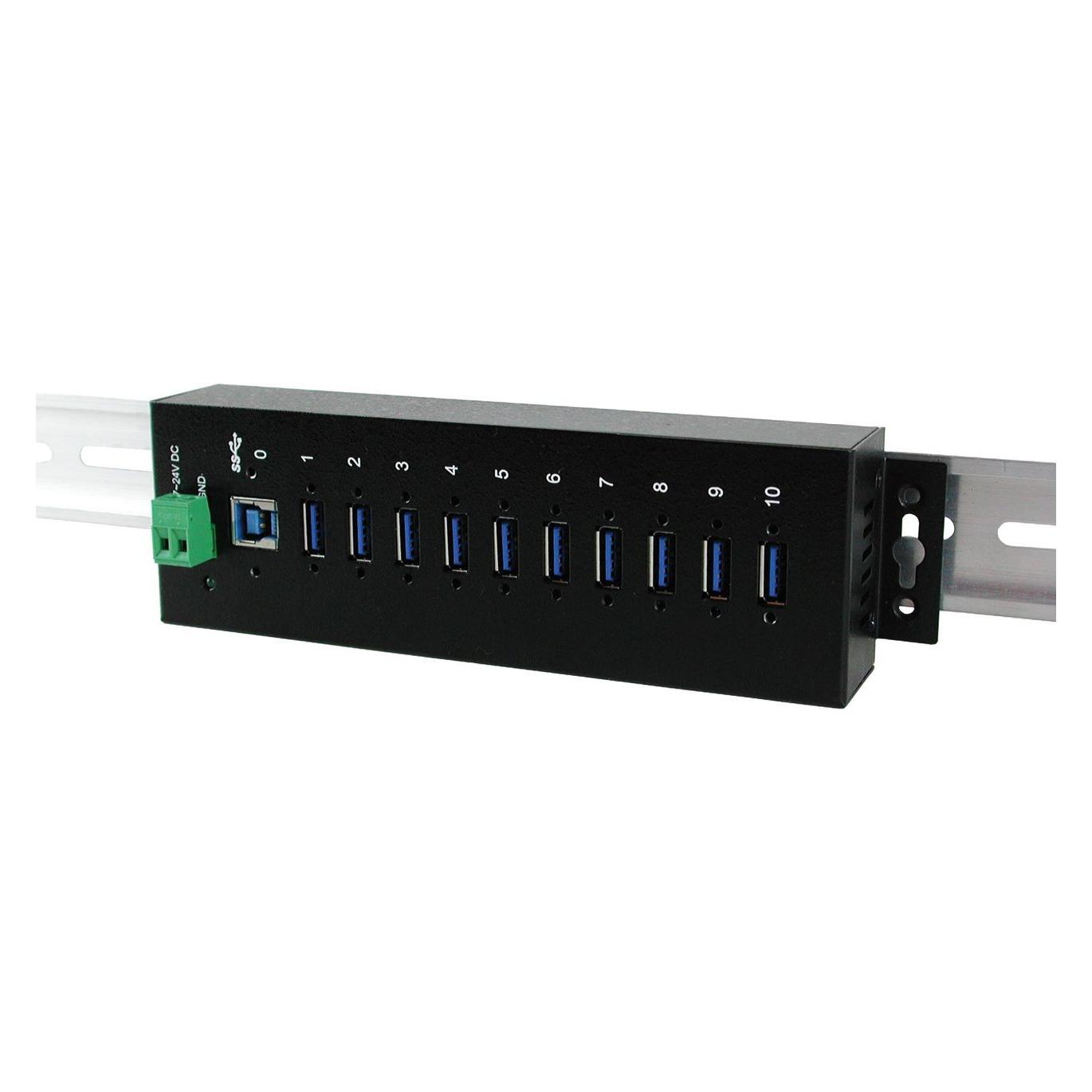 Exsys EX-1110HMVS Hub (USB-B, 10 Ports) (EX-1110HMVS)