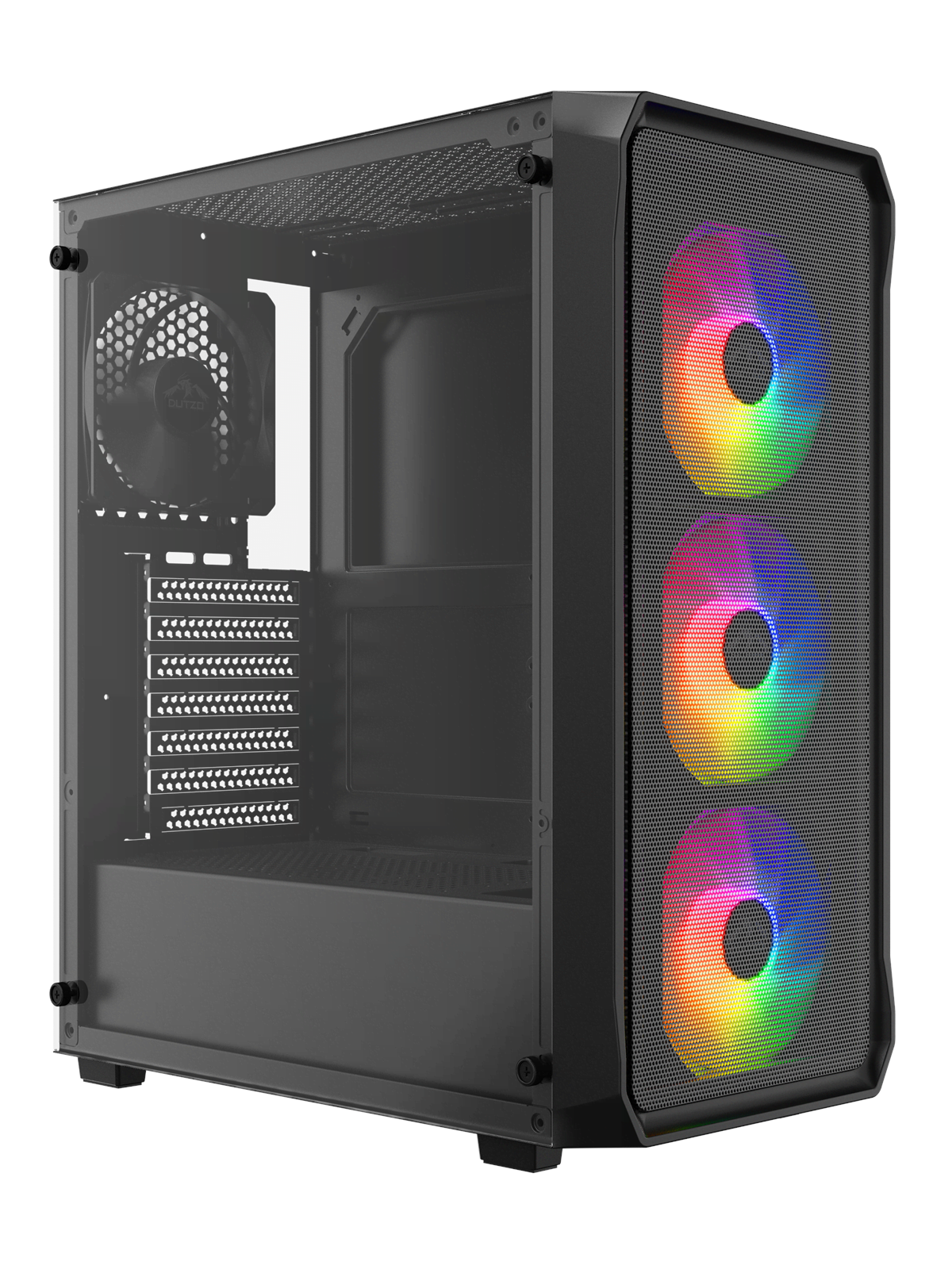 DUTZO C322 Mesh ARGB - Gehäuse - Miditower - Schwarz