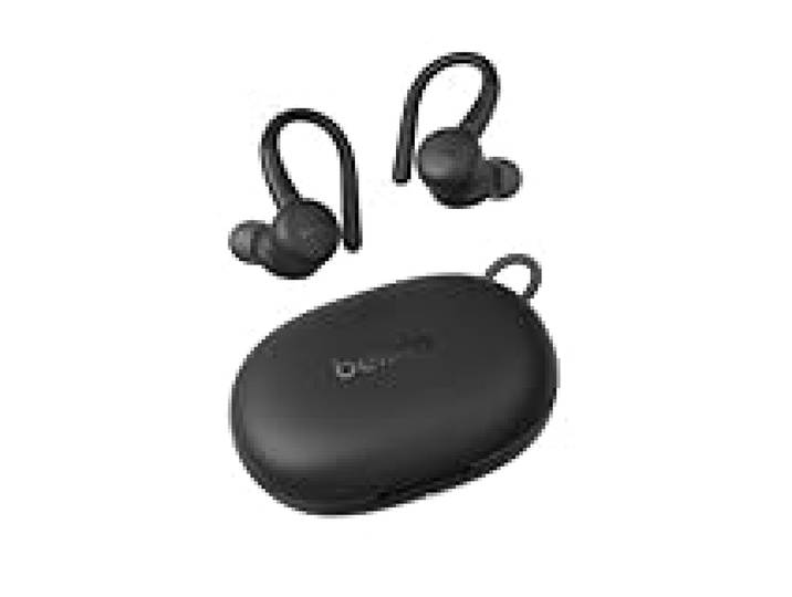 Belkin SoundForm ActiveFit Écouteurs Bluetooth sans Fil, Micro Intégré, Recharge Rapide USB-C, Autonomie De 36h, Indice d'Étanchéité IP54, Écouteurs sans Fil - iPhone, iPad, Galaxy, Pixel, etc - Noir
