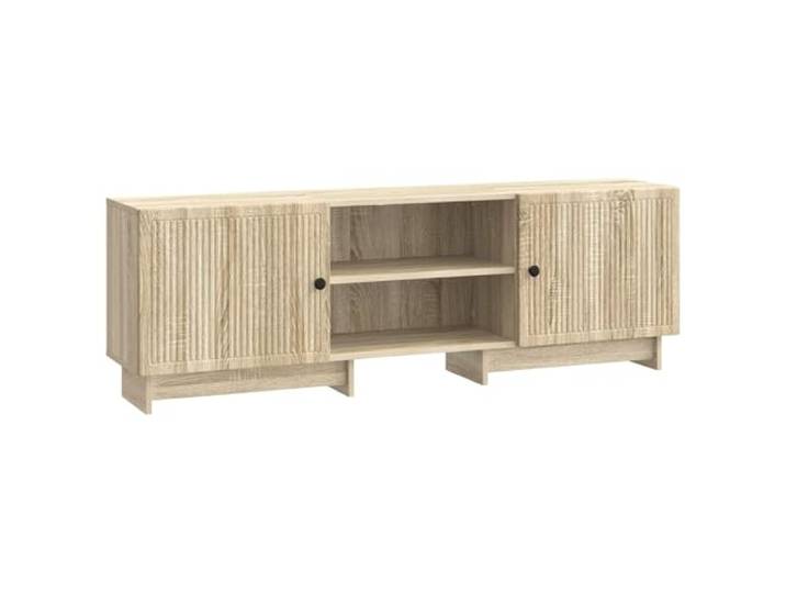 Makastle TV-Schrank Sonoma-Eiche 150x31x50 cm Holzwerkstoff