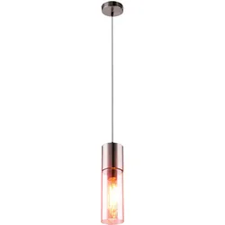 Decken Pendel Leuchte dimmbar Wohn Zimmer Glas Lampe FERNBEDIENUNG im Set inkl. RGB LED Leuchtmittel