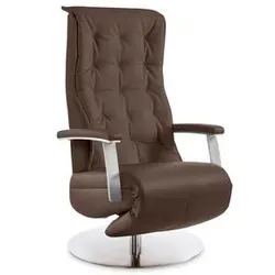 Segmüller Werkstätten Sessel Comforte Uno Anzio C4 Leder Braun