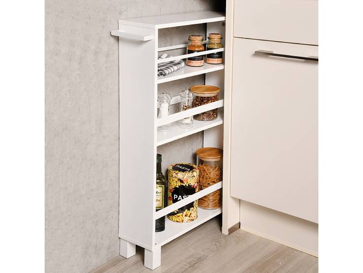 Chariot de niche Kesper de 15 cm 15 x 79 x 50cm Blanc/Blanc
