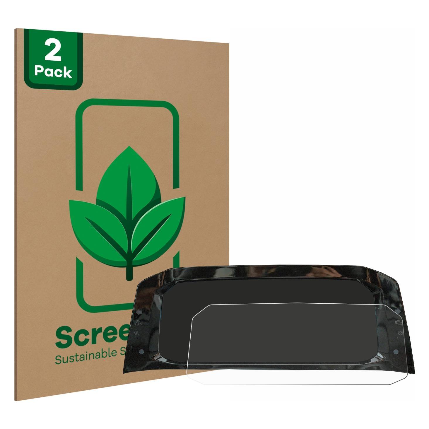 ScreenLeaf Schutzfolie für Volkswagen Golf 8 Digital Cockpit 10,25" Displayschutz Display Schutz Folie Klar (6150776)