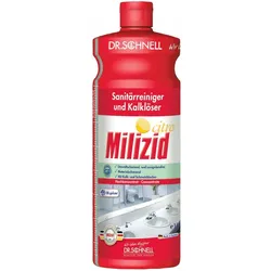dr. Schnell Sanitärreiniger / Kalklöser Milizid Citro 1l Packung mit 12 Stück