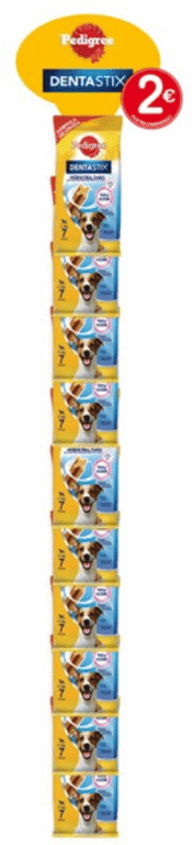 Pedigree Dentastix Raças Tiras Raças Pequenas 2 uds x 10 uds