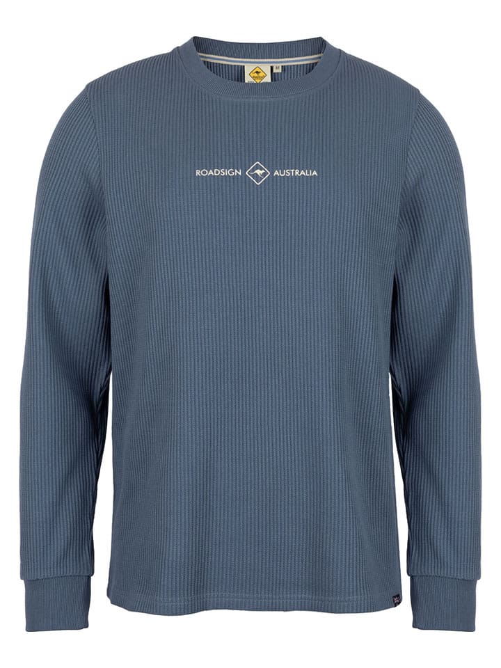 Roadsign Sweatshirt in Blau - 3XL