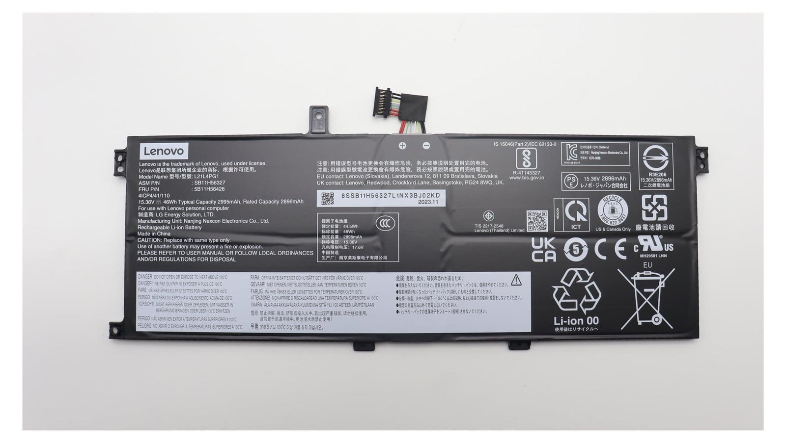 Lenovo Interne Lithium-ion Batterij 46Wh 4-cellen 5B11H56426