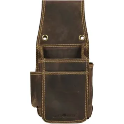 Greenburry Kellnertasche Leder Kellnerhalfter Holster Kellnerbörsenköcher braun antik extra stark1786-ES-25