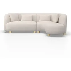 Wohnlandschaft Alba Creme Webstoff