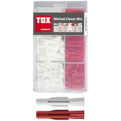 TOX Miniset Clever TRI und TRIKA Universaldübel-Sortiment 215 tlg.
