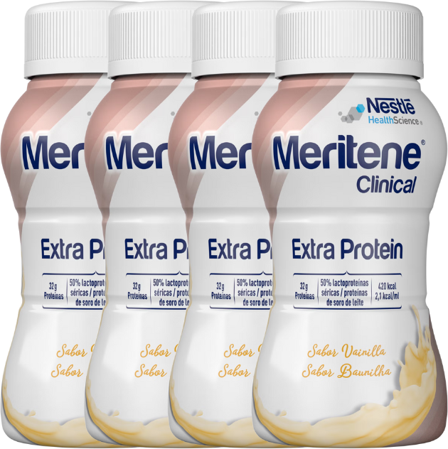 Nestle Nestlé Meritene Extra Protein Baunilha 4x200ml