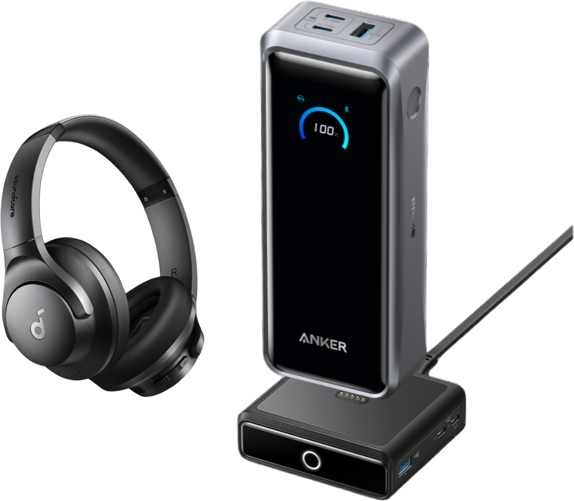 eufy Anker Prime Powerbank (26K, 300W) und Anker 100W Ladestation für Anker Prime Powerbank und Life Q20i