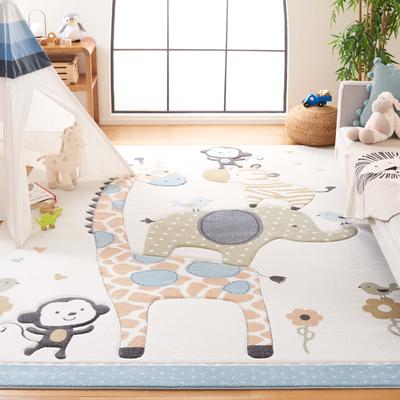 SAFAVIEH Carousel Kids Brandusa Animal Rug