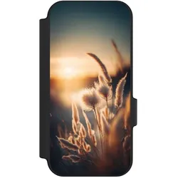 Nivocase Klapphülle für Google Pixel 11 Pro Handyhülle aus Kunst Leder NIVOflip schwarz Natur Sonne (Google Pixel 11 Pro), Smartphone Hülle, Schwarz