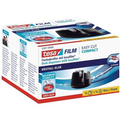 tesa 53827-00000-02 Tischabroller tesa Easy Cut® Schwarz 1 St.