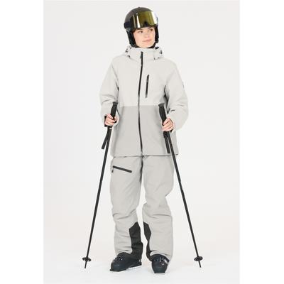 Skihose WHISTLER "Rossburg", Damen, Gr. 42, EURO-Größen, grau, 100% Polyester, mehrfarbig, lang, Hosen Skihose, mit BionicFinish
