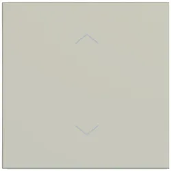 Hager WAW1002C15 Wippe 1fach mit Aufdruck Symbol Pfeile, A.x/C.x, pebble, matt