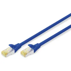 Digitus Patch-Kabel RJ-45 (M) zu RJ-45 (M) 0.25m Kupfer S/FTP Cat 6a blau
