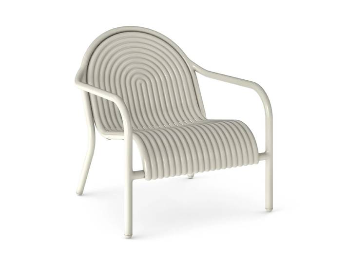 Tom Dixon - Groove Lounge Chair, putty